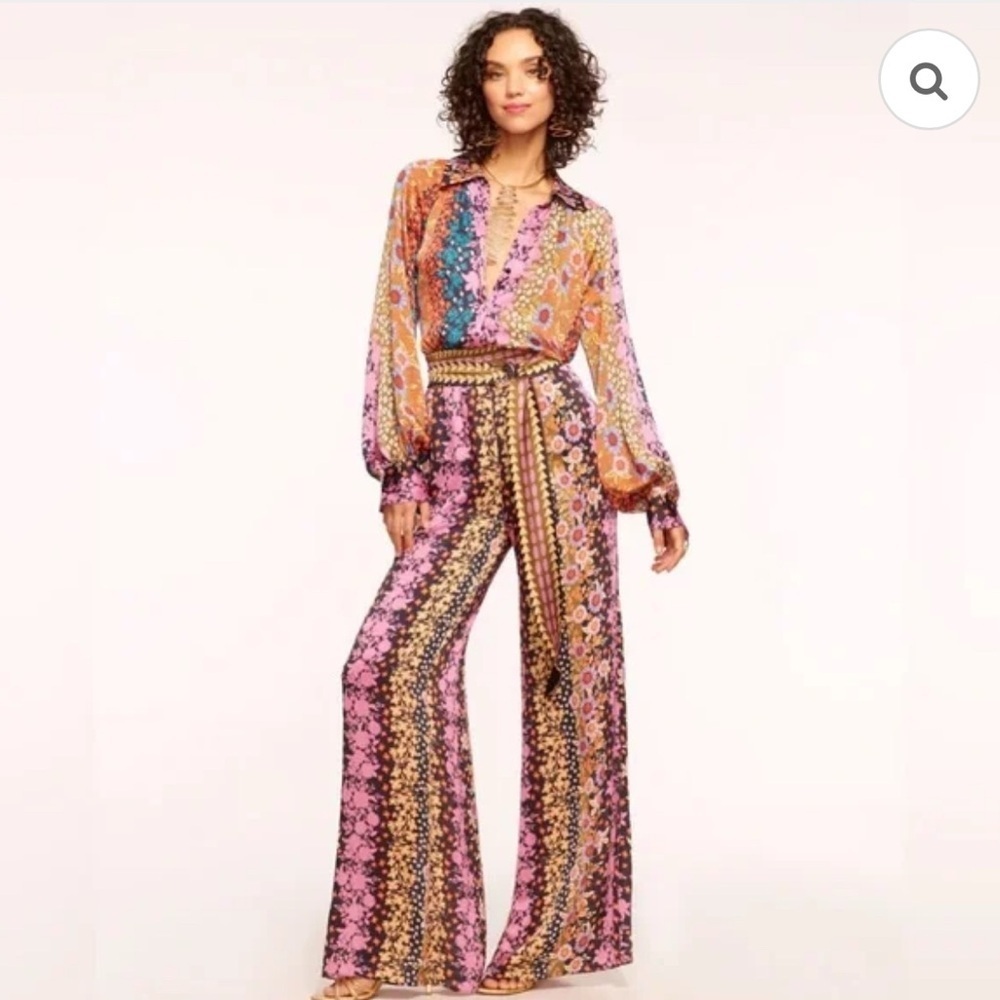 Ramy Brook Izabella Wide Leg Jumpsuit Small